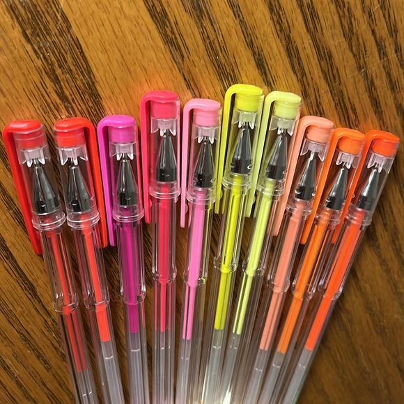 33 New Gel Pens Shimmer + Rainbow of Colors - Picture 3 of 13